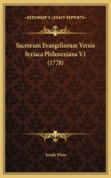 Sacrorum Evangeliorum Versio Syriaca Philoxeniana V1 (1778)