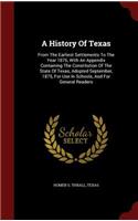 A History Of Texas