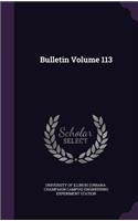 Bulletin Volume 113