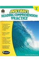 Instant Reading Comprehension Practice Grade 6