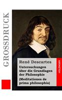 Untersuchungen über die Grundlagen der Philosophie (Großdruck)