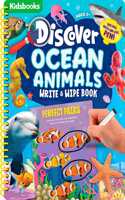 Discover Spiral Wipe-Clean Ocean Animals