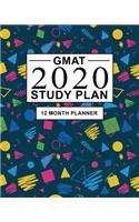 GMAT Study Plan: 12 Month Study Planner for the Graduate Management Admission Test (GMAT). Ideal for GMAT prep and Organising GMAT practice tests - Large (8 x 10 inc