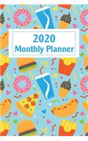 2020 Monthly Planner: Two Year - Monthly Calendar Planner 6 x 9'' - 24 Months For Academic Agenda Schedule Organizer