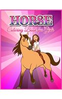 Horse Coloring Book for Girls