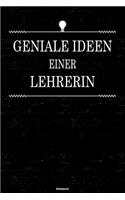 Geniale Ideen einer Lehrerin Notizbuch