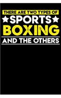 There are two types of sports Boxing and the others