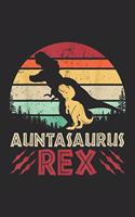 Auntasaurus Rex: Vintage Auntasaurus Rex Dinosaur Family Fathers Day Gift Journal/Notebook Blank Lined Ruled 6x9 100 Pages