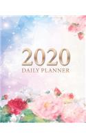 2020 Daily Planner large print Calendar For Seniors