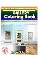 GALLERY Coloring book for Adults Relaxation Meditation Blessing: Sketches Coloring Book Grayscale Pictures