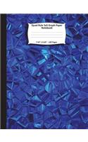 Quad Rule 5x5 Graph Paper Notebook. 7.44" x 9.69". 120 Pages: Low Poly Polygons Triangles Geometric Pattern Cover. Square Grid Paper, Graph Ruled Notebook. Math and Science Notebook for teens and adults. 5x5 gr