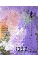 Sketchbook: Eclectic: 8.5 x 11 Inches - 200 Blank Pages with Borders