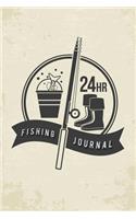 Fishing Journal: Bass Fisherman Diary Record Hunting Track of Outdoor Activities Trip