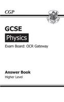 GCSE Physics OCR Gateway Answers (for Workbook) (A*-G Course)