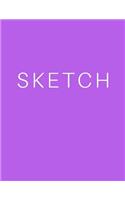 Sketch - Art Sketch Book / Bright Lavender Notebook