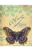 Vintage Butterfly Diary: Purple Butterfly (Large Journal 8.5 X 11) (150 Blank Lined Pages, Soft Cover) (Diary, Notebook)