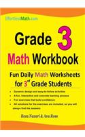 Grade 3 Math Workbook: Fun Daily Math Worksheets for 3rd Grade Students