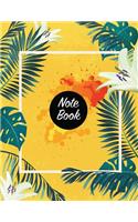 Notebook: Summer Aloha Cover: Notebook Lined: Notebook Journal, School Notes, Diary, 120 Lined pages, 8.5" x 11"