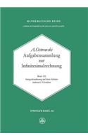 Aufgabensammlung Zur Infinitesimalrechnung