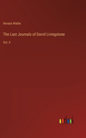 Last Journals of David Livingstone