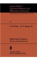 Mathematical Systems Theory and Economics I/II