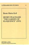 Henry Peachams «The Garden of Eloquence» (1593)