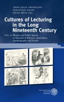 Cultures of Lecturing in the Long Nineteenth Century / Volume 2