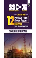 PW SSC JE Civil Engineering Chapterwise 12 Previous Years Solved Papers (2024-2012) (Paperback, PW)