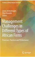 Management Challenges in Different Types of African Firms: Processes, Practices and Performance