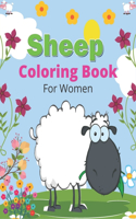 SHEEP Coloring Book For Women