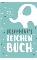 Josephine's Zeichen Buch: MALBUCH für Kinder mit Elefantenmotiv