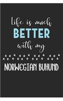 Life Is Much Better With My Norwegian Buhund