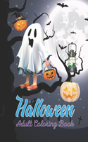 Halloween Adult Coloring Book