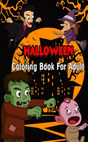 Halloween Coloring Book For Adult