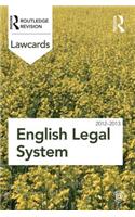 English Legal System Lawcards 2012-2013