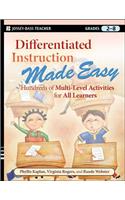 Differentiated Instruction Made Easy