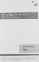 Steck Vaughn GED Pretest for Mathematical Reasoning Form D