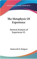 Metaphysic Of Experience