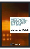 History of the Medical Society of the State of New York