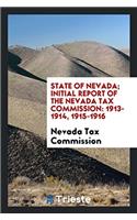 STATE OF NEVADA; INITIAL REPORT OF THE N