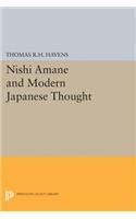 Nishi Amane and Modern Japanese Thought,