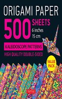 Origami Paper 500 Sheets Kaleidoscope Patterns 6 (15 CM)