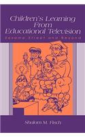 Children's Learning From Educational Television: Sesame Street and Beyond