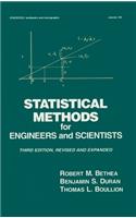 Statistical Methods for Engineers and Scientists
