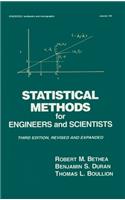 Statistical Methods for Engineers and Scientists