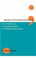 Syntax in Functional Grammar