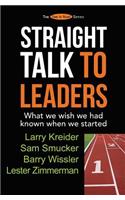 Straight Talk to Leaders