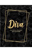 Diva July 2019 - June 2020 Daily Planner