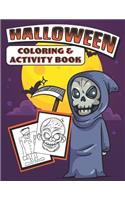 Halloween Coloring & Activity Book