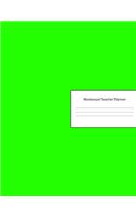 Montessori Teacher Planner